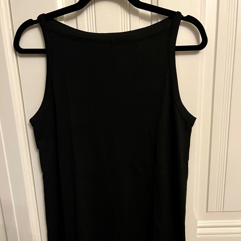 Soft black tank top